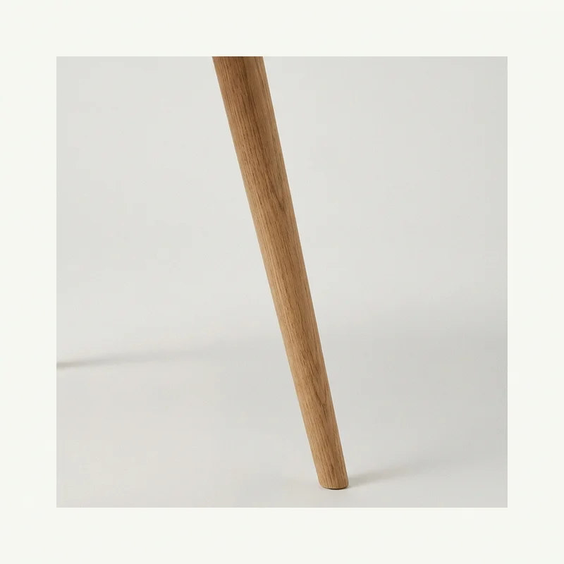 Houten poten schuin
